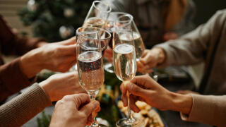 Festive cocktail making