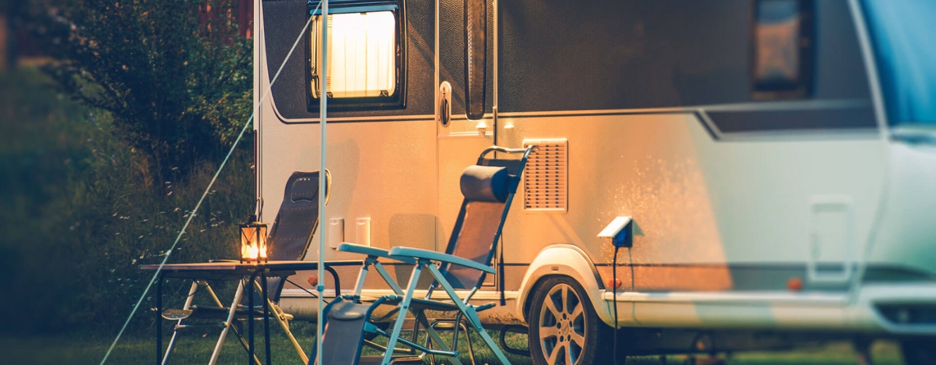 Touring pitches at Blue Anchor