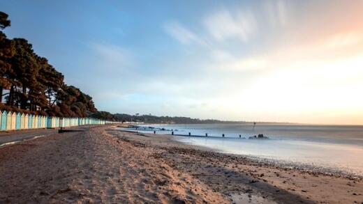 Avon beach at sunrise
