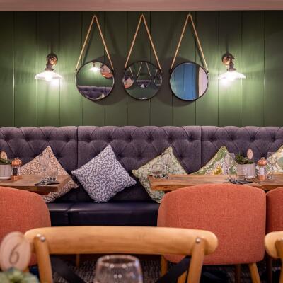 The Coast house eating areas