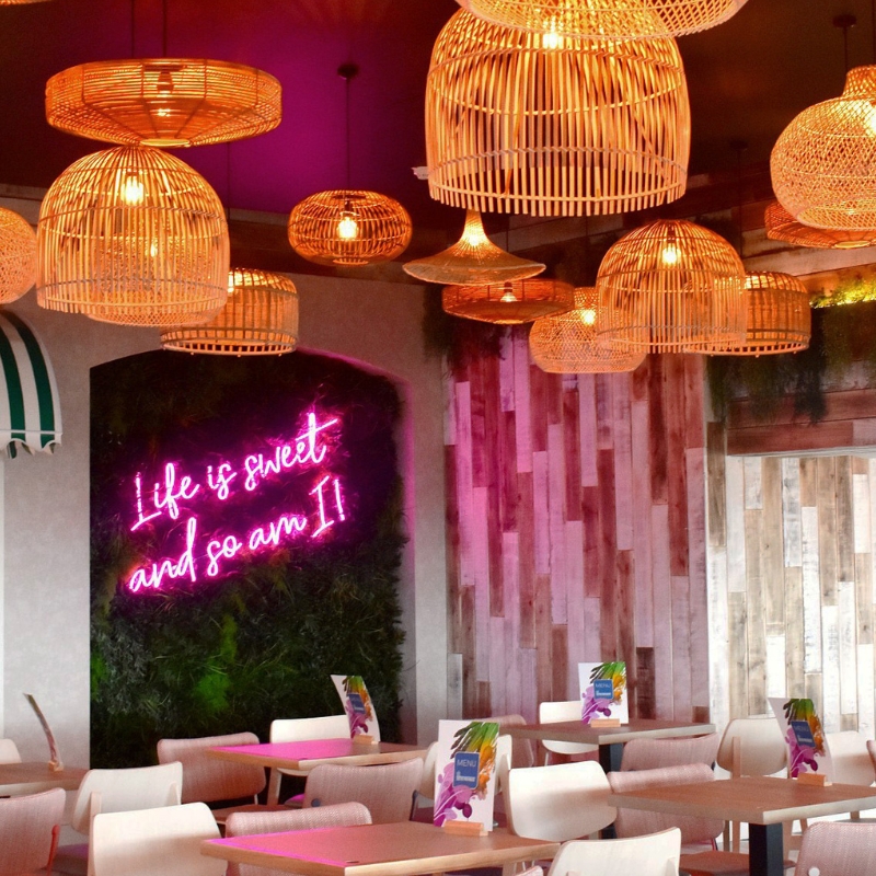 Range of seating areas