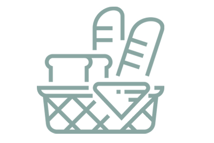 Bread basket icon
