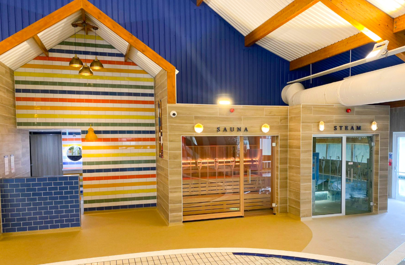 Hoburne Cotswold sauna and steam room