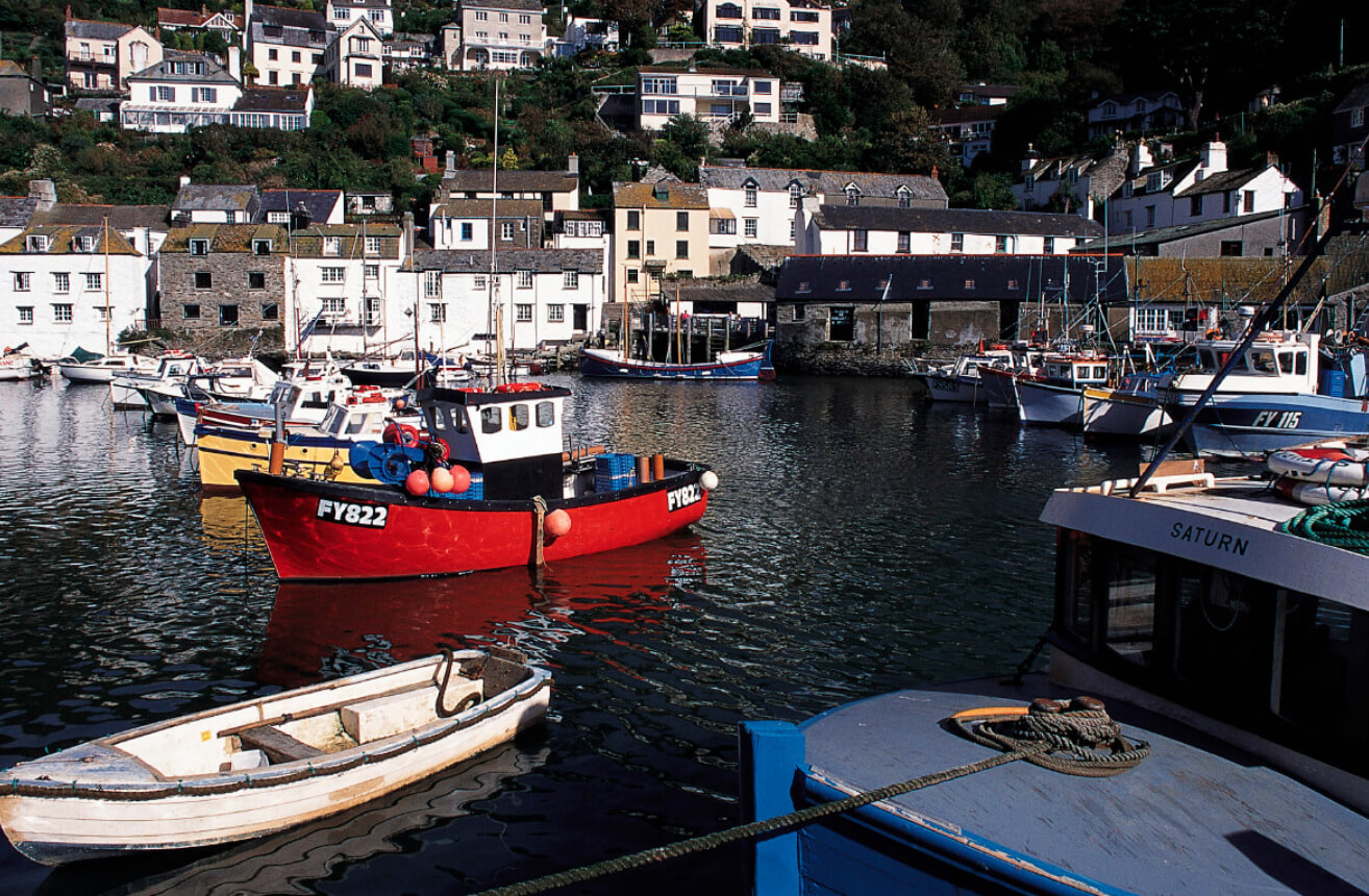 Picturesque Cornish fishing village