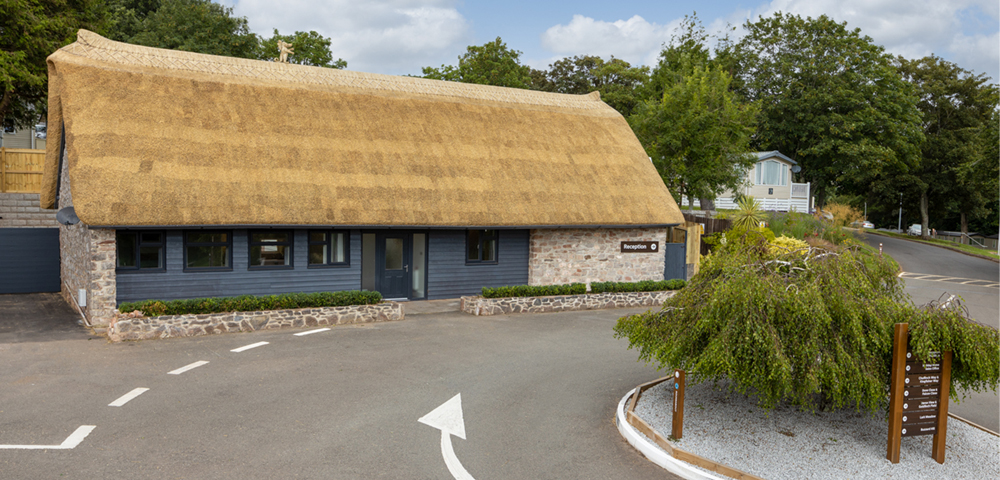 Thatched Cottage accommodation on offer at Hoburne Devon Bay. 