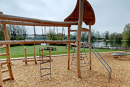Adventure playground at Hoburne Cotswold