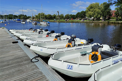 Quay Leisure Boat Hire Christchurch 418x280