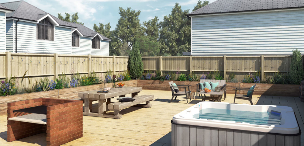hp holiday cottage garden 1001
