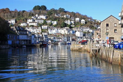 Boats in Looe Harbour, Cornwall