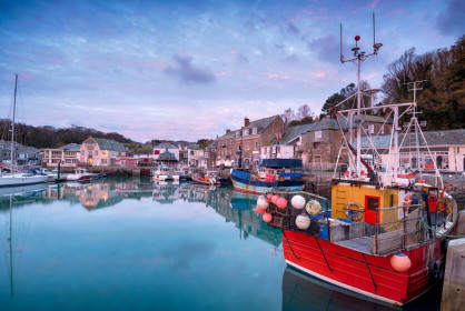 Fishing boats on Padstow Harbour