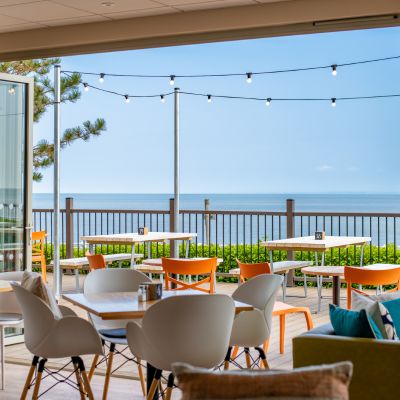 Interior shot of The Bay eatery