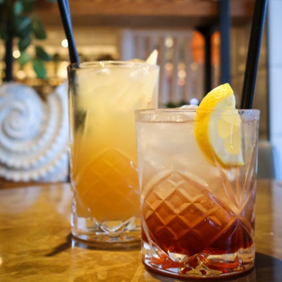 Cocktails on the table