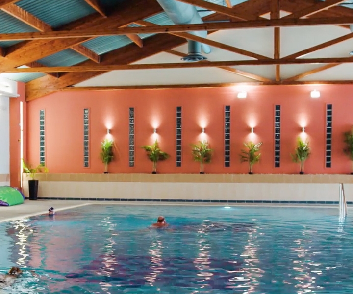 Indoor pool at Naish