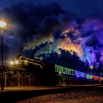 Train of lights   devon