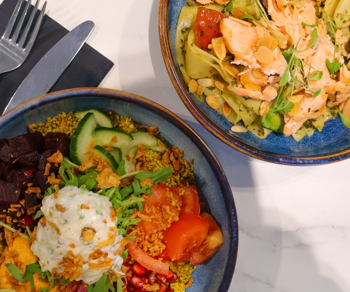 food dishes on summer menu