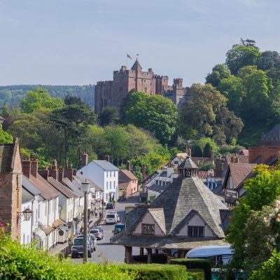 Dunster Castle and Village
