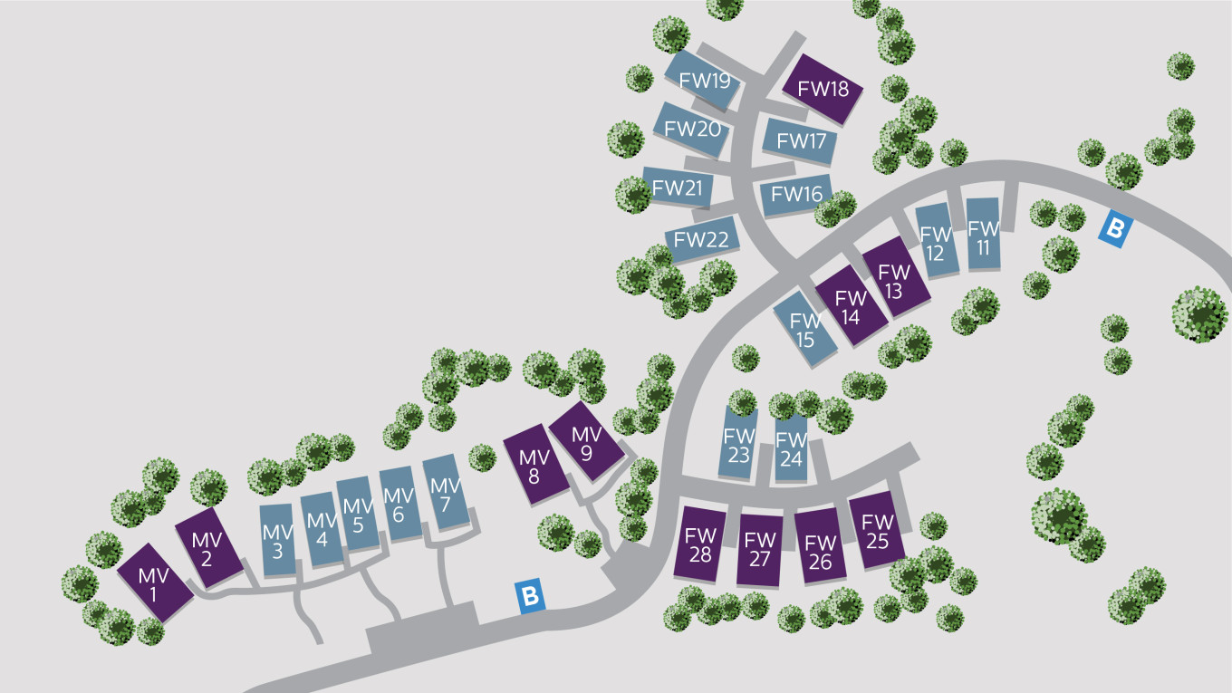 Map of Moorland View and Fairways Development