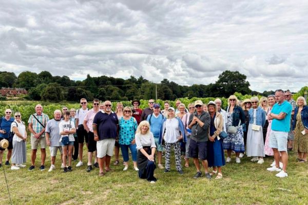 Group of Hoburne owners at a event