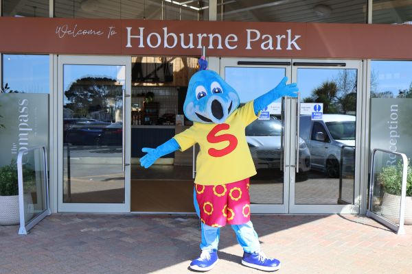  Sammy outside Hoburne Park