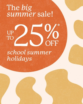 Big summer sale graphic   25% off