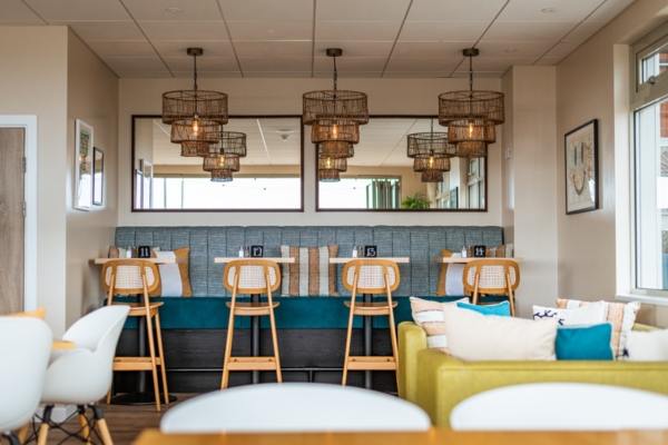 Interior of Bay seating area