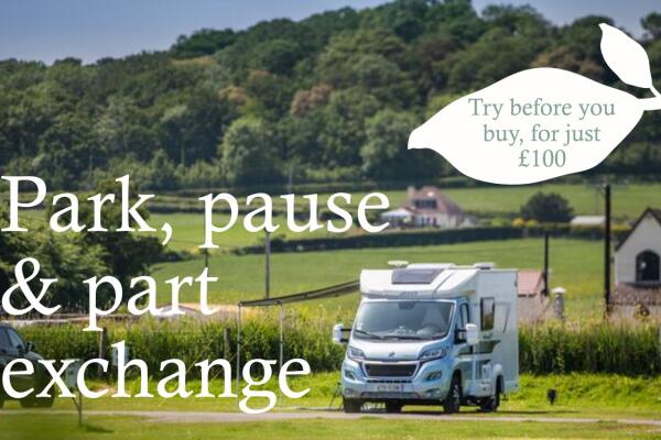 Touring - park, pause and part exchange graphic